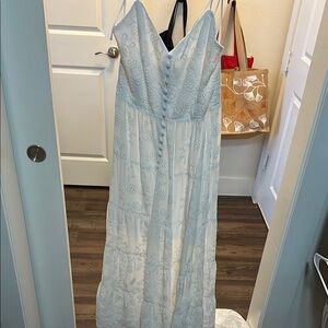 Alice + Olivia spaghetti strap white midi dress / MAKE AN OFFER! Disregard price